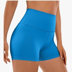 CRZ YOGA Women's Biker Shorts 3 In High Waisted Spandex